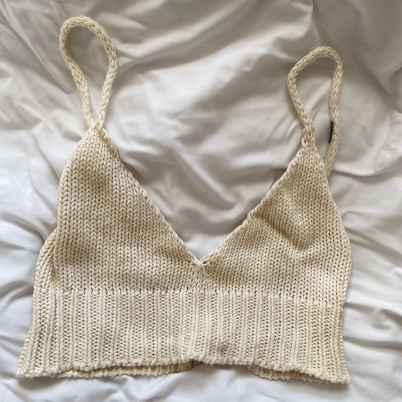 Urban Outfitters Tops - Cream/beige urban outfitters small top